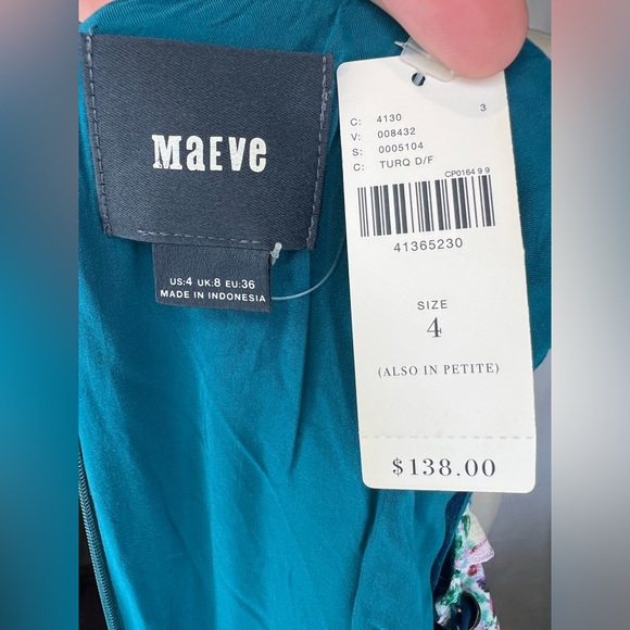 ANTHROPOLOGIE MAEVE NWT Elia Cold Shoulder Dress - Picture 10 of 10